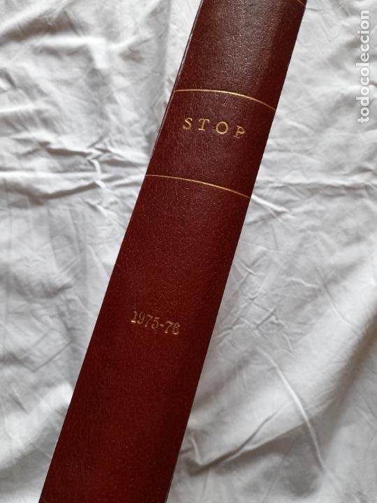 Revistas: Antiguo libro tomo de REVISTA ER&Oacute;TICA STOP, TOMO ENCUADERNADO. 1975-1976