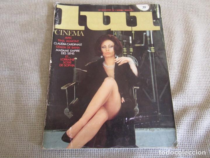 Magazines: Lui - Le Magazine de L`Homme Moderne N&ordm; 155 - 1976 - Edi&ccedil;ion Francesa - Claudia Cardinale