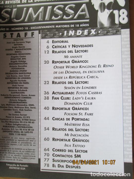 Journals: SUMISSA REVISTA DOMINACION & SUMISION N&ordm; 18 PORNO -SADO-MASO SOLO PARA ADULTOS - VER SUMARIO