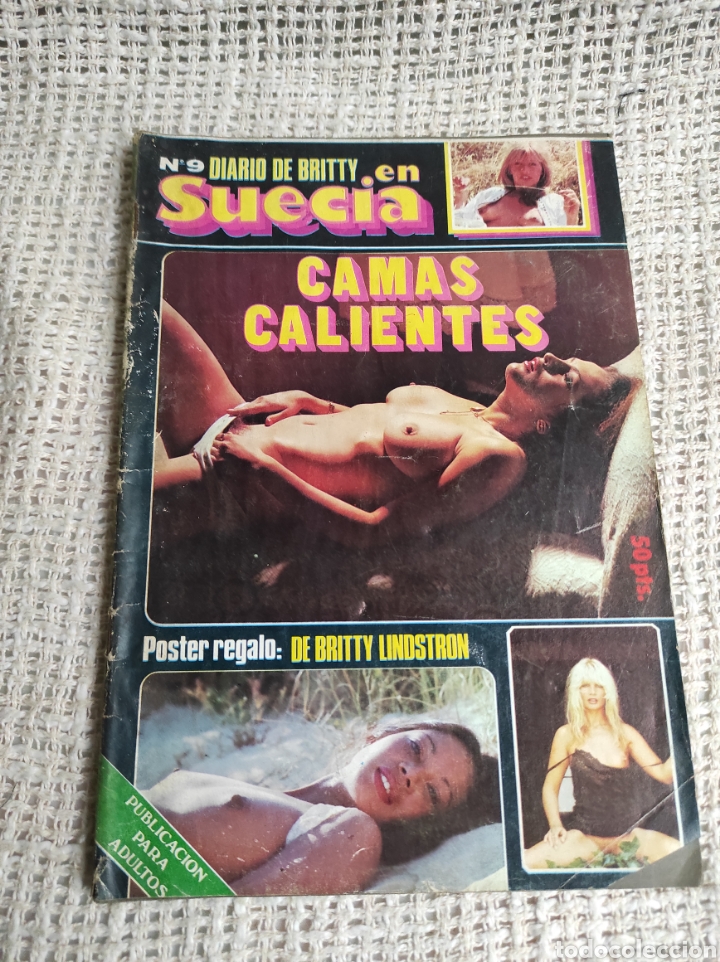 Journals: DIARIO DE BRITTY EN SUECIA N&ordm; 9 REVISTA EROTICA DE LOS A&Ntilde;OS 80 / POSTER : BRITTY LINDSTRON