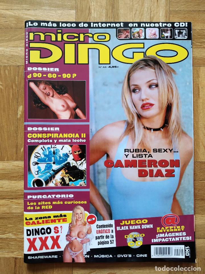 Magazines: REVISTA MICRO DINGO 44. CAMERON DIAZ. DIVAS DEL PORNO. MEDIDAS 90 60 90. CONSPIRANOIA