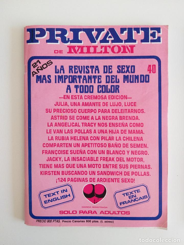 Revista private nº porno años s Vendido en Venta Directa