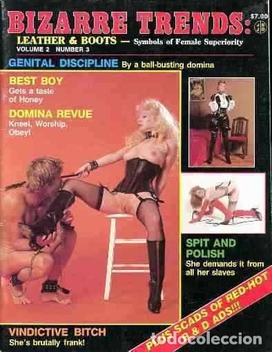 Journals: BIZARRE TRENDS FEMDOM Female DOMINA TINA MARIE ANGEL CASH BDSM BONDAGE revista para adultos