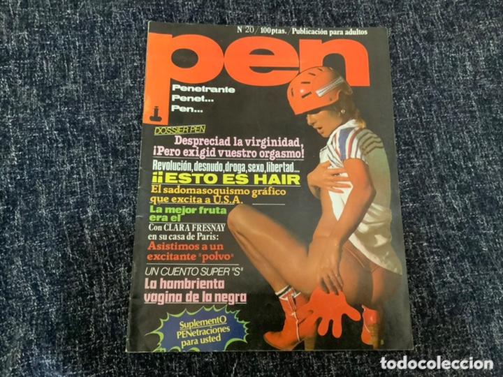 Journals: REVISTA PEN N&ordm; 20 CLAUDINE BURNI, SHARON TATE, CORINNE CLERY A&Ntilde;OS 80 ( PRIMERA EPOCA )