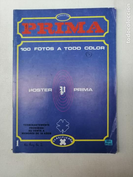Magazines: PRIMA N. 1. 100 FOTOS A TODO COLOR. POSTER. PORNO. REVISTA PARA ADULTOS