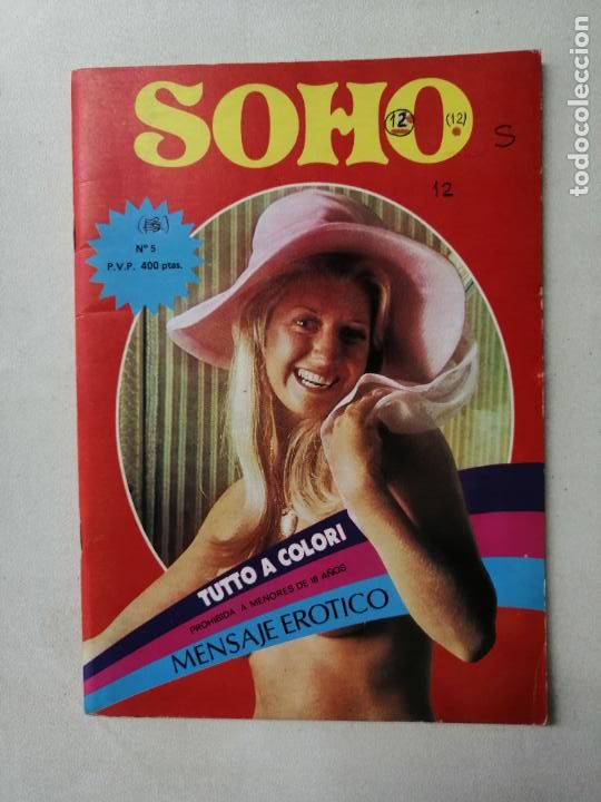 Magazines: REVISTA SOHO N&ordm; 5. PORNO. REVISTA EROTICA SOLO PARA ADULTOS. A&Ntilde;OS 80