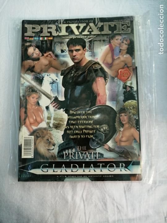 Journals: THE PRIVATE GLADIATOR. VARIOS IDIOMAS. PORNO. REVISTA PARA ADULTOS.