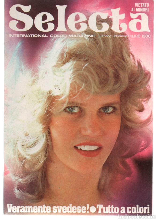 Revistas: SELECTA INTERNATIONAL COLOR MAGAZINE. NUMERO 1 1975. PORN CONTENT