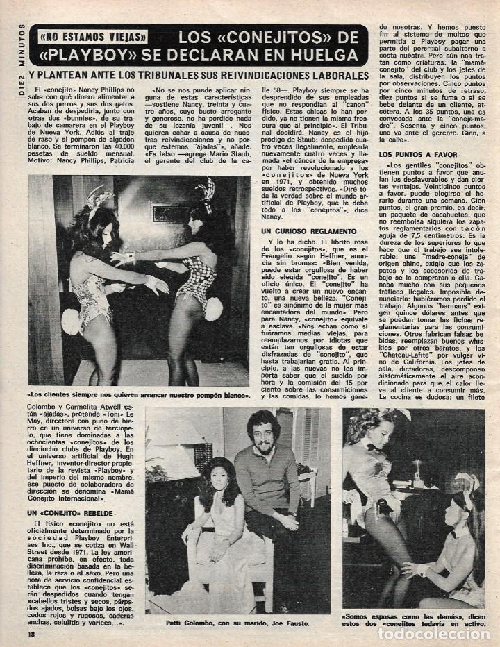Zeitschriften: CONEJITAS DE PLAYBOY: Reportaje gr&aacute;fico. A&ntilde;os 70