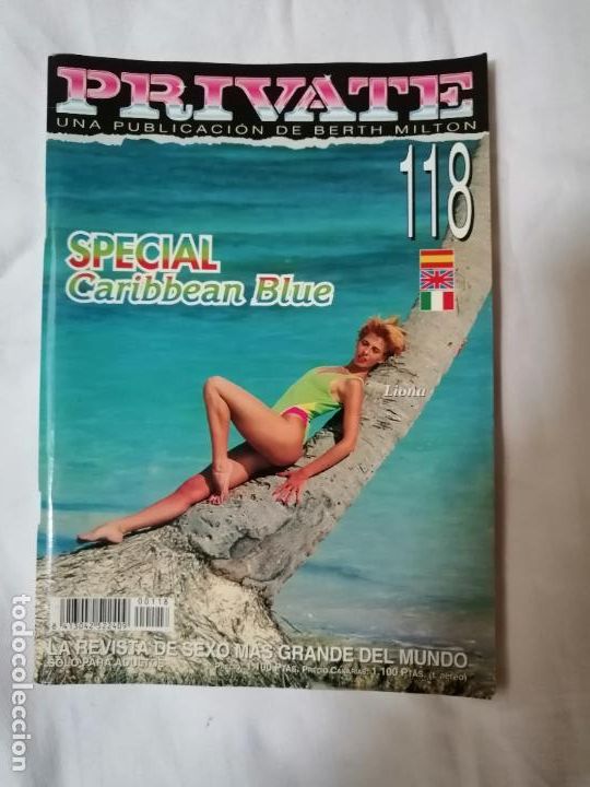 Revistas: REVISTA PRIVATE 118. SPECIAL CARIBBEAN BLUE.1993