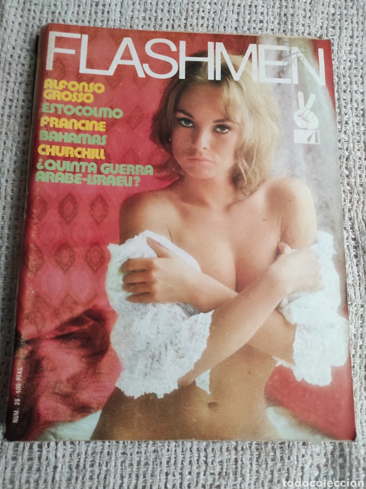Journals: FLASHMEN N&ordm; 28 CAROL STEWART , FRANCINE CHAMBERS (REVISTA EROTICA DE LOS 70)