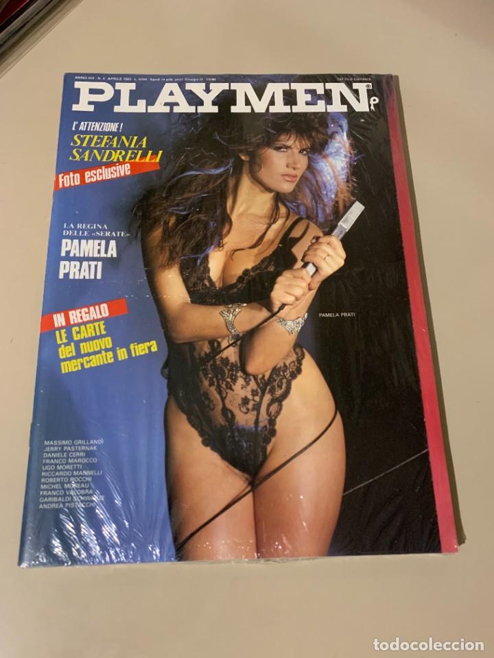 Revistas: PLAYMEN N.4 APRILE 1985 PAMELA PRATI + CARTE PLAYMEN - SEALED MAGAZINE + GADGETS TATTILO EDITION