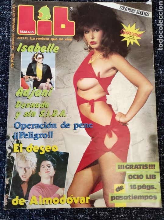 Journals: LIB N&ordm; 435 - ALMODOVAR - ISABELLE ADJANI - LINDA KOZLOWSKI (REVISTA EROTICA