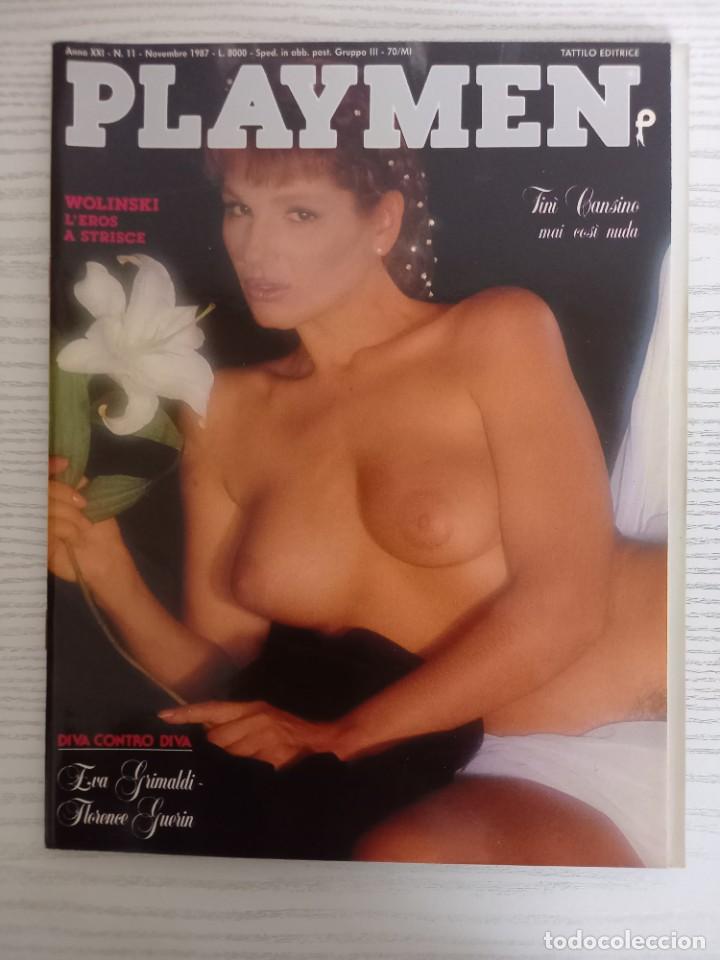 Magazines: PLAYMEN N.11 NOVEMBRE 1987-TINI CANSINO,EVA GRIMALDI,FLORENCE GUERIN,POSTER-TATTILO EDITION