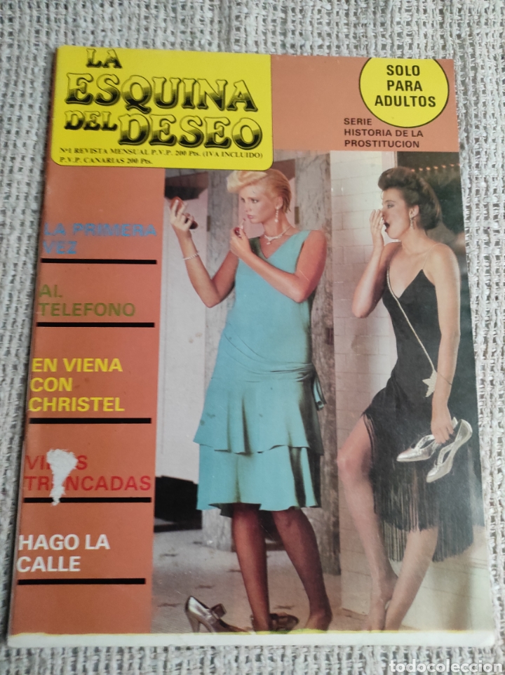 Journals: LA ESQUINA DEL DESEO N&ordm; 1 REVISTAS EROTICAS A&Ntilde;OS 80 - 90