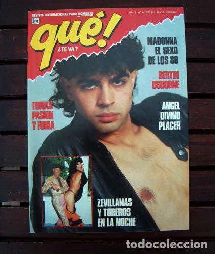 Journals: REVISTA GAY QUE TE VA? N&ordm; 4 MADONNA, BERTIN OSBORNE, TIMOTHY DALTON, CHICOS...