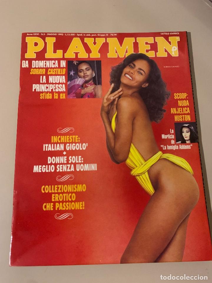 Magazines: PLAYMEN N.5 MAGGIO 1992 REGINA RODRIGUEZ SORAYA CASTILLO ANJELICA HUSTON MONIQUE D'INGEO TATTILO