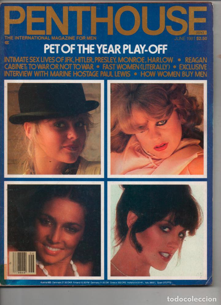 Magazines: PENTHOUSE JUNE 1981 PET OF THE YEAR PLAY-OFF. ADULT CONTENT MAGAZINE ANGELA GIOVANNI