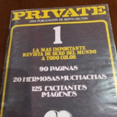 Revistas: REVISTA PRIVATE NÚMERO 1