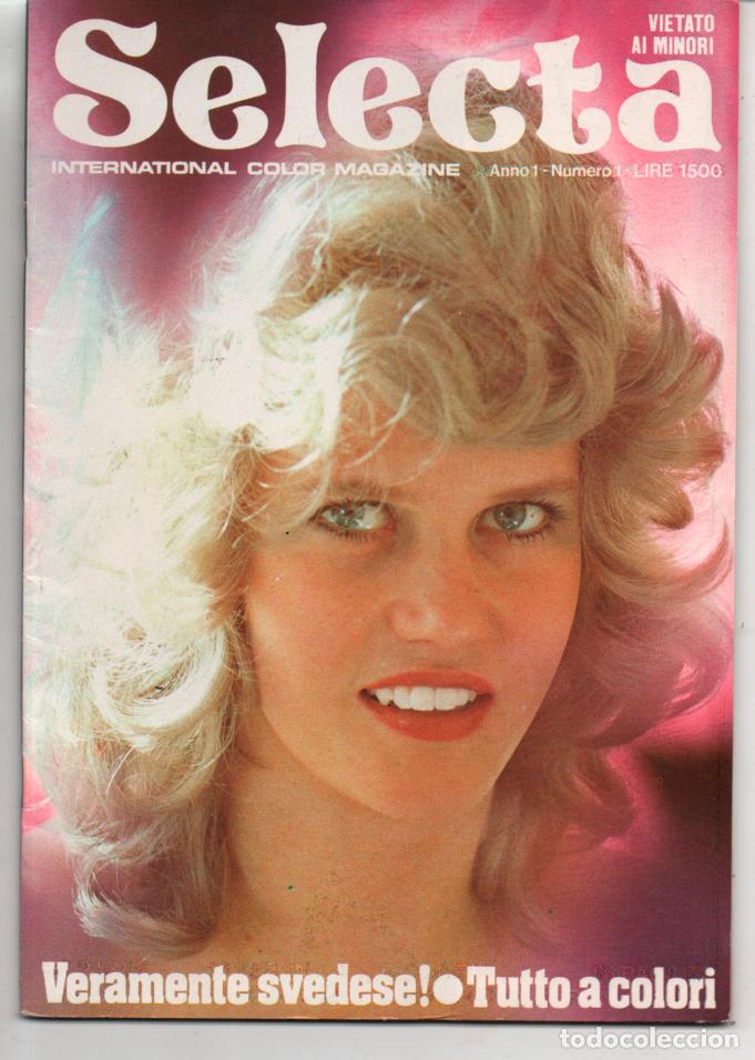 Revistas: SELECTA INTERNATIONAL COLOR MAGAZINE. NUMERO 1 1975. PORN CONTENT