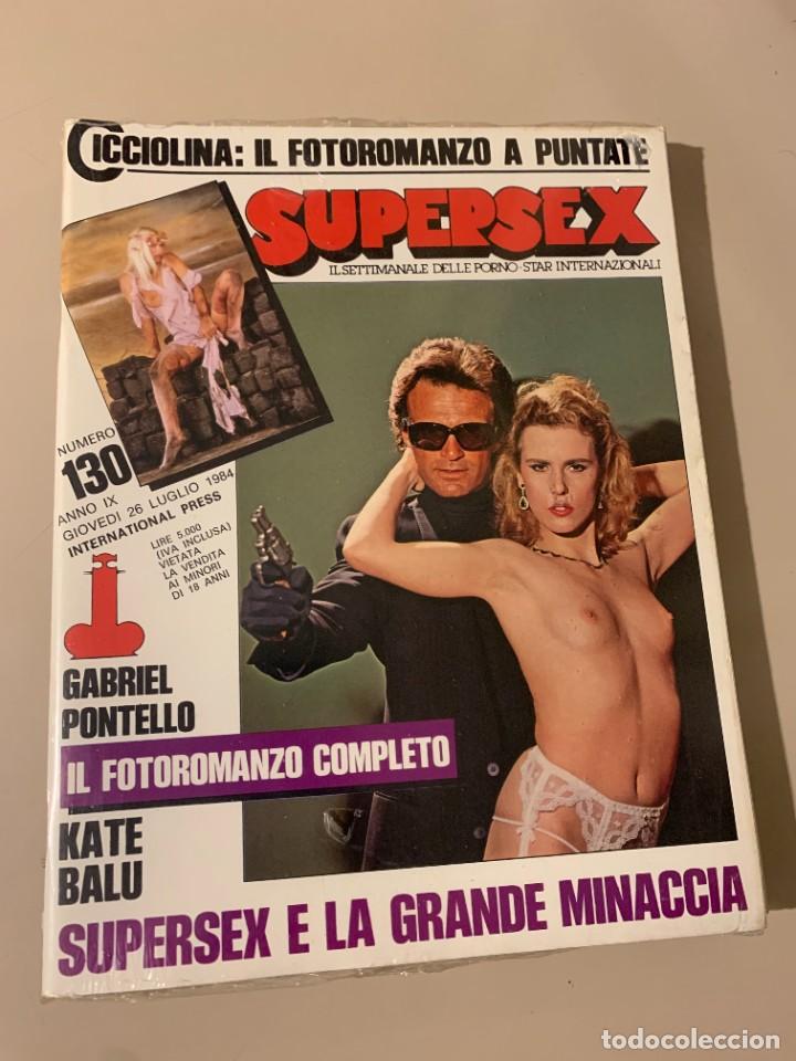 Revistas: SUPERSEX N.130 FOTOROMANZO PORNO SEALED GABRIEL PONTELLO KATE BALU INTERNATIONAL PRESS