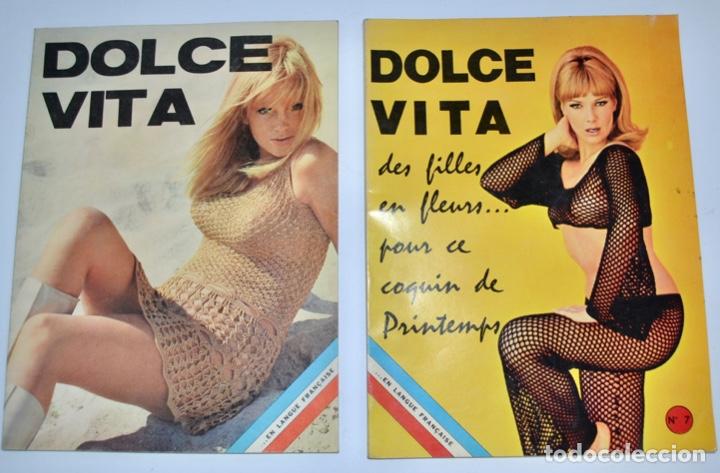 Revistas: Lote 2 Revistas Er&oacute;ticas &rdquo;Dolce Vita&rdquo;. Idioma: Franc&eacute;s. N&ordm;s 7 y 9, Abril y Junio de 1968.Buen estado