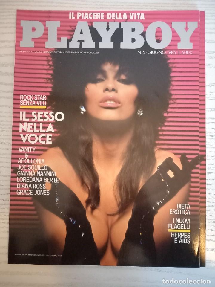 Journals: PLAYBOY N.6 GIUGNO 1985 APOLLONIA KOLERA DEVIN DE VASQUEZ SONIA MARTIN-POSTER TATTILO EDITION