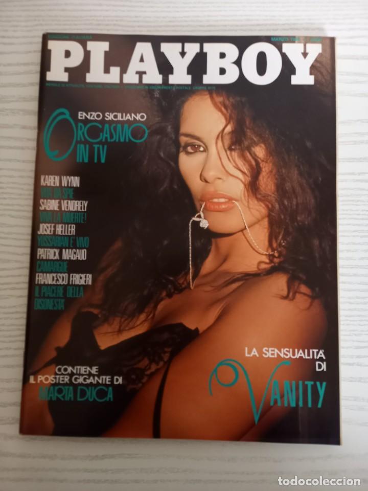 Journals: PLAYBOY N.3 MARZO 1988 TINA GERMANO MARIA PIA MONICELLI VANITY POSTER TATTILO EDIZIONI