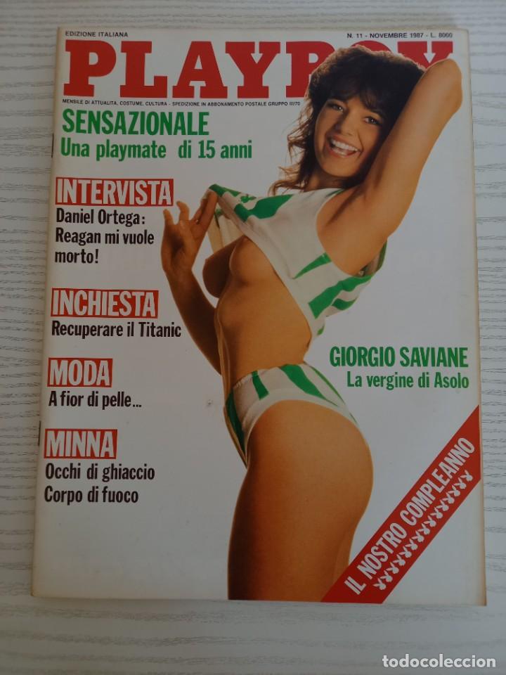 Revistas: PLAYBOY N.11 NOVEMBRE 1987 ANGELICA ALTERIO MINNA KATARIINA ANDREA KOVAC POSTER TATTILO EDIZIONI