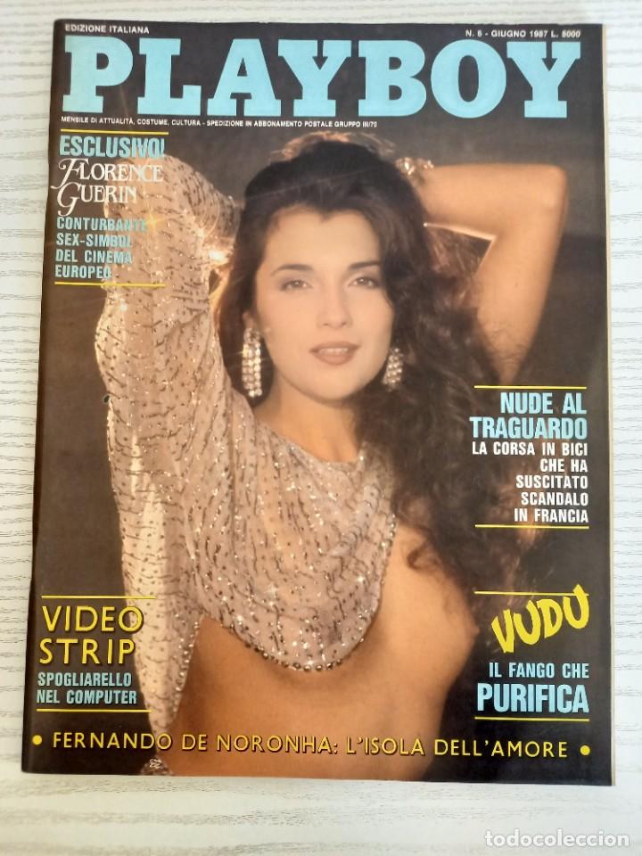 Journals: PLAYBOY GIUGNO 1987 FLORENCE GUERIN,LUANN L. LEE,DONNA POSTER ITALIAN EDITION