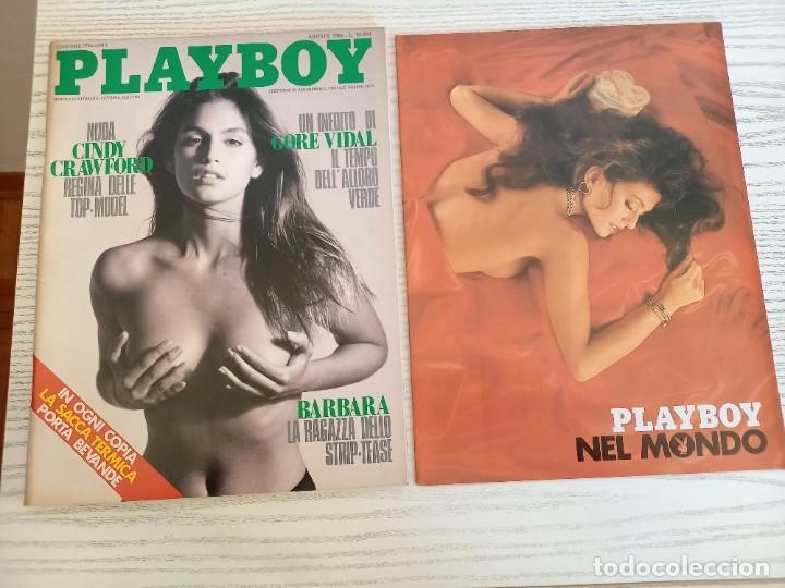 Journals: PLAYBOY N.8 AGOSTO 1988 + ALLEGATO CINDY CRAWFORD NATACHA CUPIN MAREE MARQUISS POSTER TATTILO