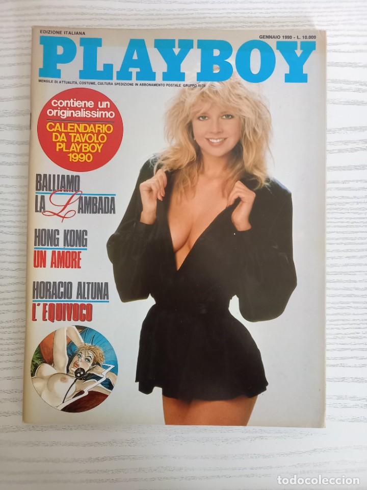 Journals: PLAYBOY N.1 GENNAIO 1990 PETRA VERKAIK KAREN MAYO CHANDLER CORINNE RUSSELL POSTER TATTILO EDIZIONI