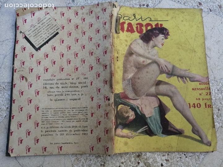 Zeitschriften: PARIS TABOU N 27, LA REVUE DE PARIS. 1951. MUCHAS FOTOS EN B/N. ADULTOS