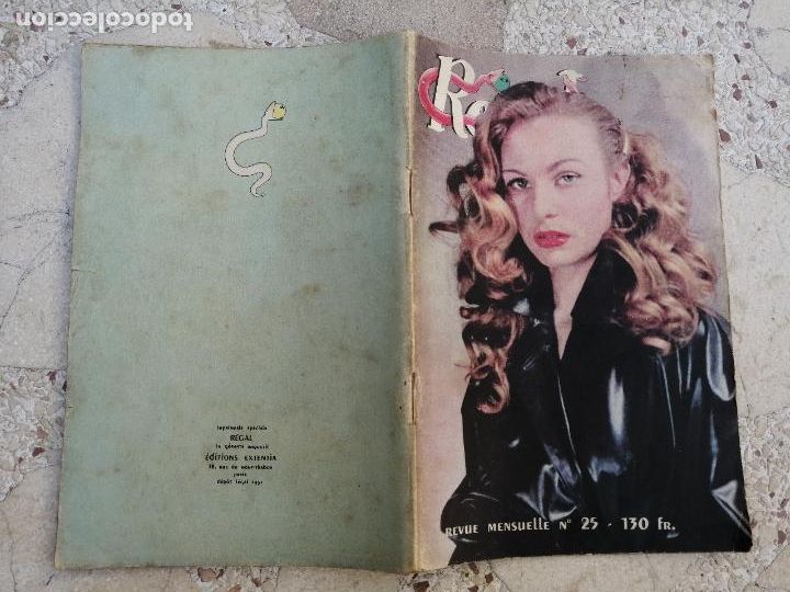 Zeitschriften: REGAL N 25. PARIS TABOU, SENSATIONS. LA REVUE DE PARIS. 1951. MUCHAS FOTOS EN B/N. ADULTOS
