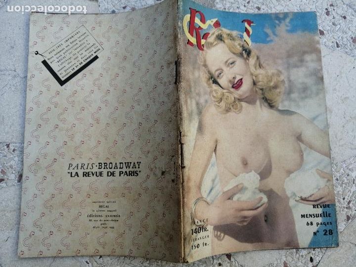 Zeitschriften: REGAL N 28. PARIS TABOU, SENSATIONS. LA REVUE DE PARIS. 1952. MUCHAS FOTOS EN B/N. ADULTOS