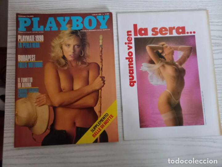 Magazines: PLAYBOY LUGLIO 1990 + ALLEGATO BERNADETTE GLEN RENEE' TENISON RHONDA RIDLEY SCOTT POSTER TATTILO