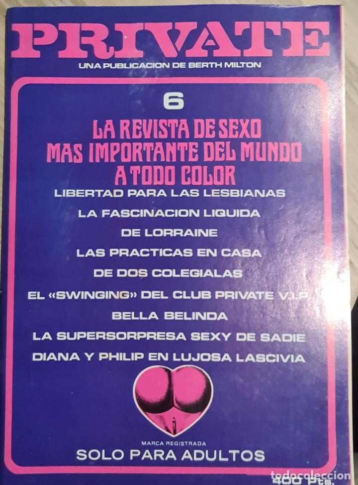 Adultos Private 6 La Revista De Sexo Mas Im Comprar Revistas Para Adultos En Todocoleccion 2147