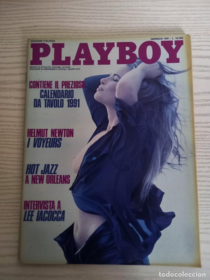 Journals: PLAYBOY GENNAIO 1991-SOPHIE DUPONT,SEX STARS 1990,VOYEURISME DI HELMUT NEWTON-POSTER-ITALIAN EDITION