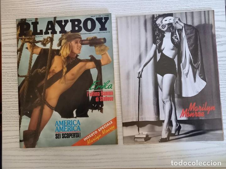 Journals: PLAYBOY N. 8 AGOSTO 1992 MEGA POSTER MARILYN MONROE SAMANTHA DORMAN NANCY SHEPARD TATTILO EDITION