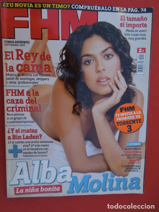 Journals: FHM REVISTA N&ordm; 18- 09-2005- ALBA MOLINA - EL REY DE LA CAMA - ETC