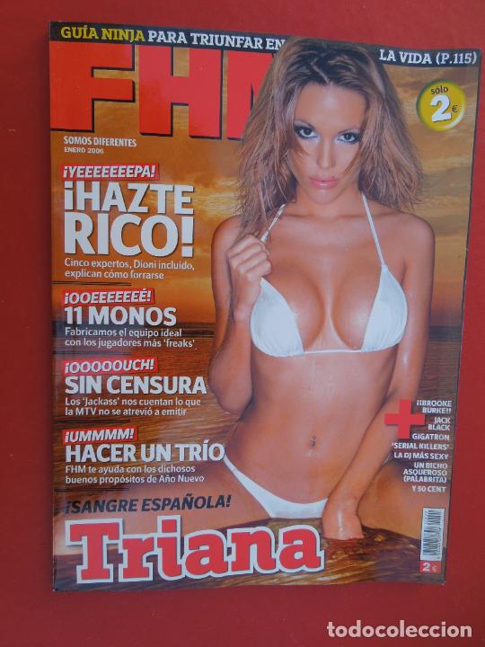 Journals: FHM REVISTA N&ordm; 22- ENERO 2006 - TRIANA - SANGRE ESPA&Ntilde;OLA - HACER UN TRIO
