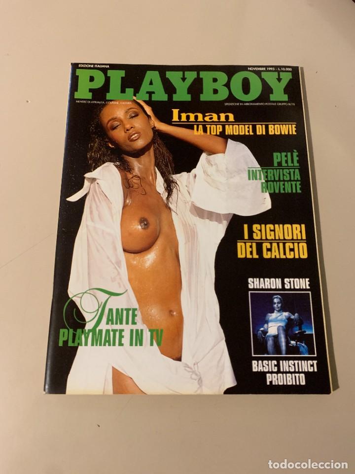 Magazines: PLAYBOY N.11 NOVEMBRE 1993 JOANNE GUEST POSTER IMAN MOHAMED ABDULMAJID LIZ PASKO MIAMI HEAT TATTILO