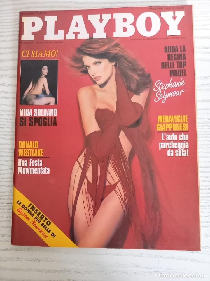 Zeitschriften: PLAYBOY N.2 FEBBRAIO 1993 KLAUDIA KOVARIKOVA STEPHANIE SEYMOUR WICKI ADOUANI POSTER TATTILO EDIZIONI