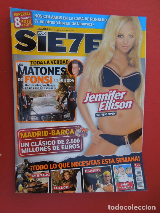 Journals: SIETE REVISTA EROTICA N&ordm; 33- 11-2005- JENNIFER ELLISON - MADRID -BAR&Ccedil;A