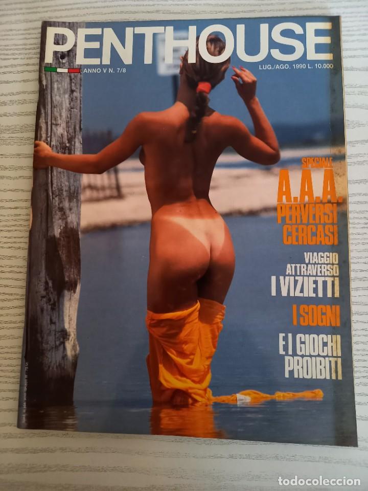 Magazines: PENTHOUSE ANNO V N.7/8 LUG/AGO 1990-GIOCHI DI DAME CRUDELI,ARTE PERVERSA-NIKKA-ITALIAN EDITION