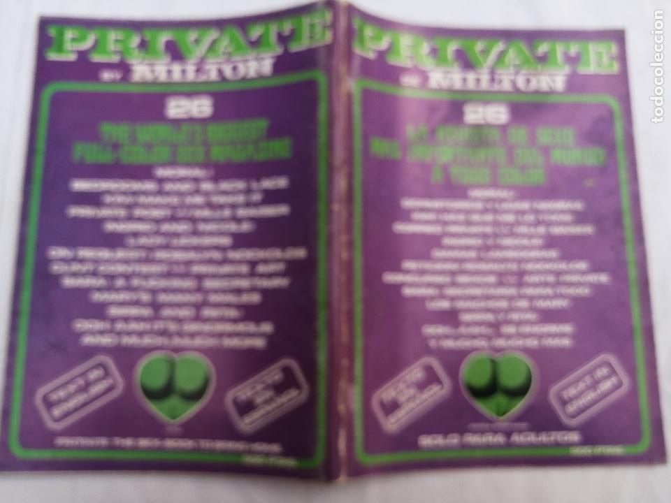 Zeitschriften: REVISTA PRIVATE DE MILTON 26. PORNO. ADULTOS.