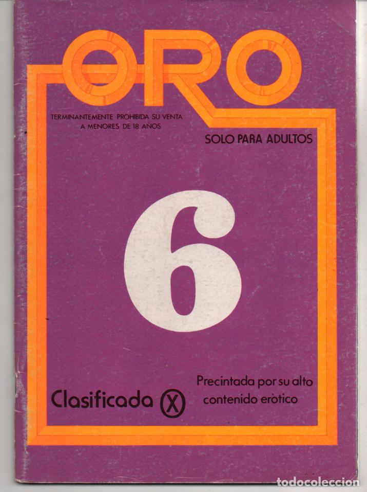 Revistas: ORO N&ordm; 6 CLASIFICADA X SOLO ADULTOS. PORN CONTENT