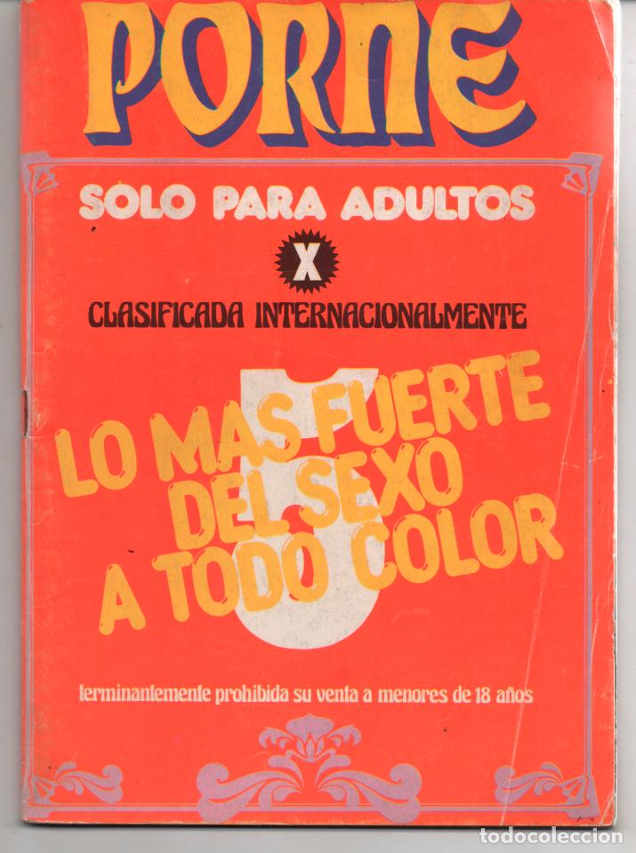 Revistas: PORNE N&ordm; 5 SOLO PARA ADULTOS CLASIFICADA X . ADULT PORN MAGAZINE