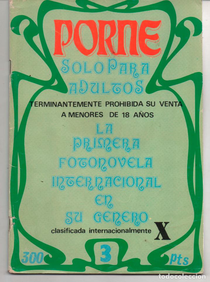 Revistas: PORNE N&ordm; 3 SOLO PARA ADULTOS CLASIFICADA X . ADULT PORN MAGAZINE