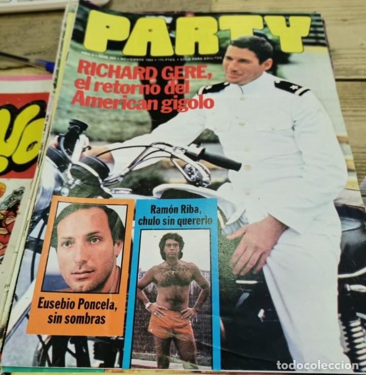 Zeitschriften: REVISTA EROTICA GAY PARTY N&ordm; 225 RICHARD GERE COLEGAS JUANITA REINA RAMON RIBA 1982